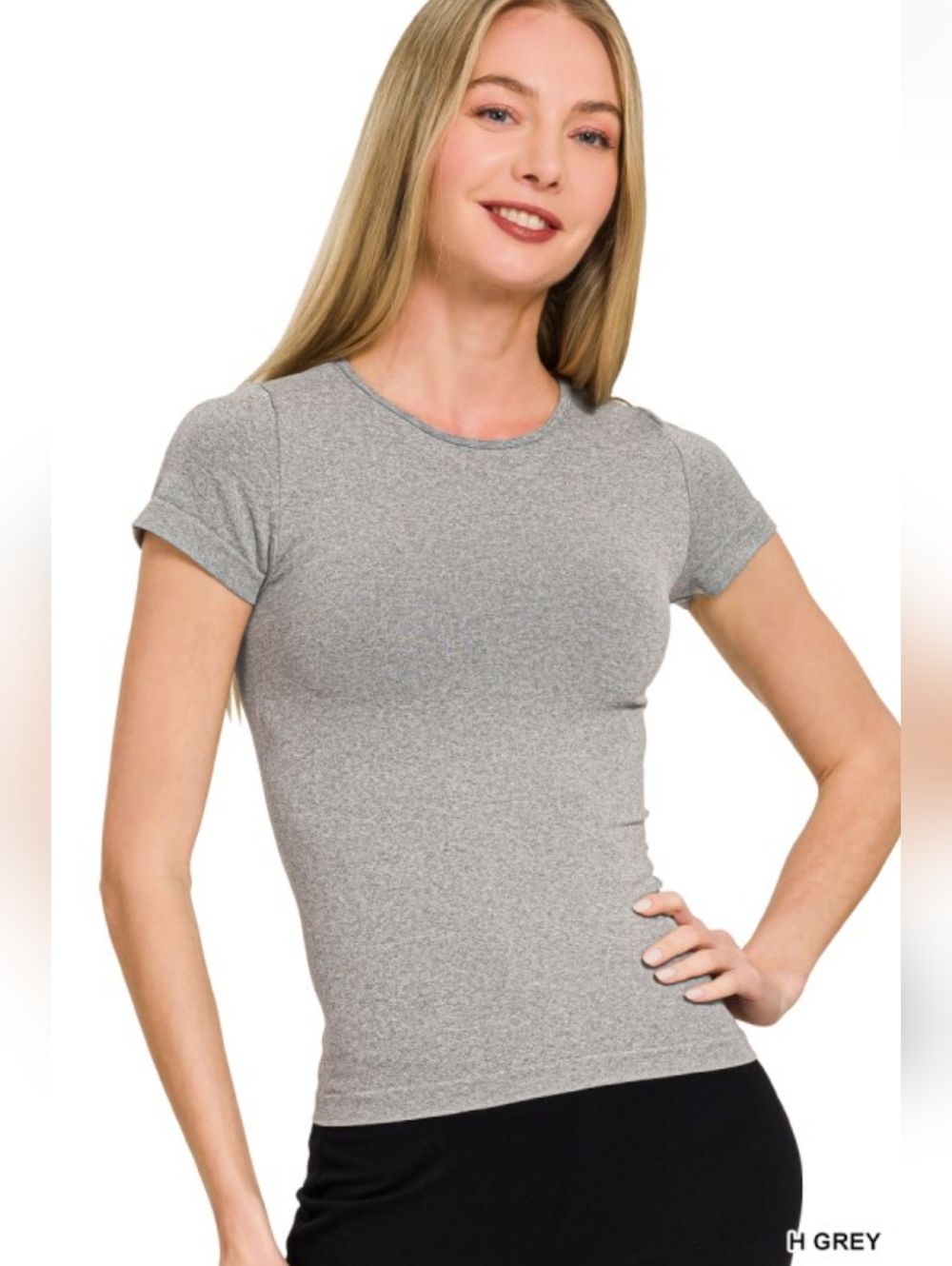 🩶 Heather Gray Tee